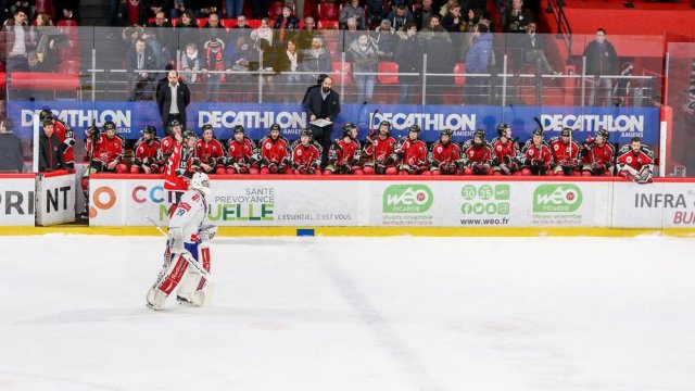 Photo hockey match Amiens  - Lyon le 23/02/2018
