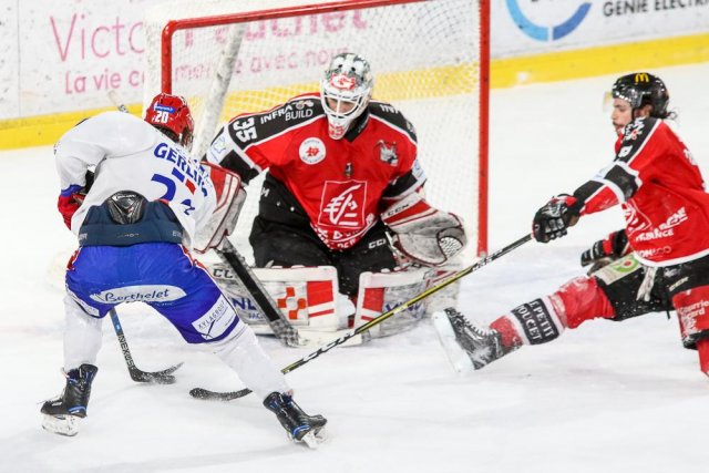 Photo hockey match Amiens  - Lyon le 23/02/2018