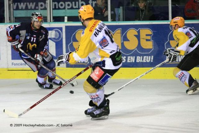 Photo hockey match Grenoble  - Strasbourg  le 03/03/2009