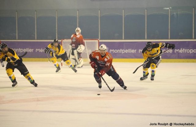 Photo hockey match Montpellier  - Rouen II le 24/02/2018