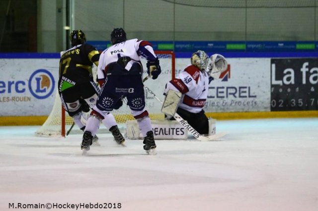 Photo hockey match Rouen - Angers  le 24/02/2018