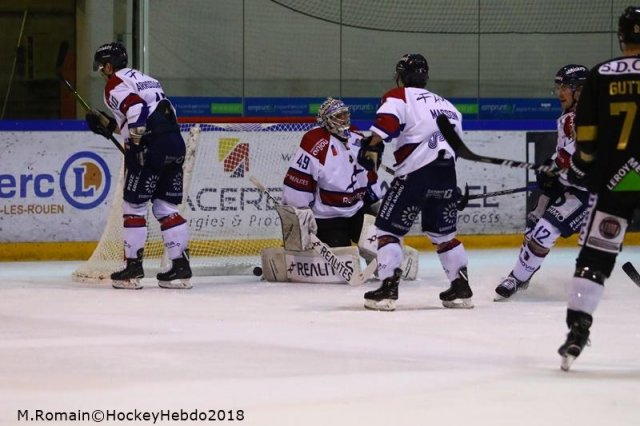 Photo hockey match Rouen - Angers  le 24/02/2018