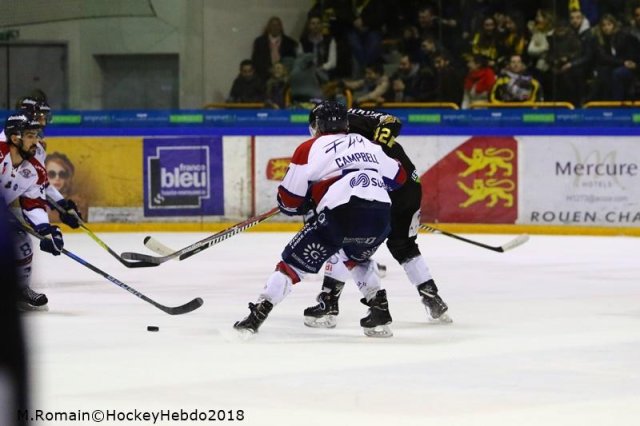 Photo hockey match Rouen - Angers  le 24/02/2018