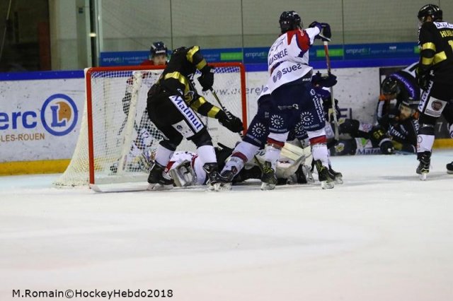 Photo hockey match Rouen - Angers  le 24/02/2018