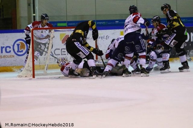 Photo hockey match Rouen - Angers  le 24/02/2018