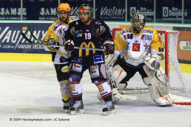 Photo hockey match Grenoble  - Strasbourg  le 03/03/2009