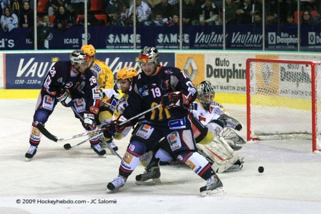 Photo hockey match Grenoble  - Strasbourg  le 03/03/2009