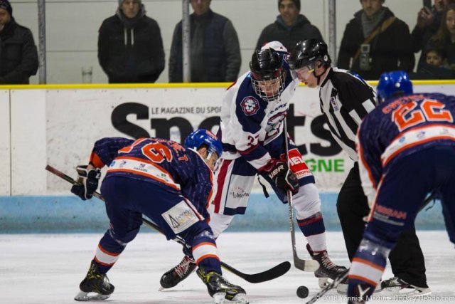 Photo hockey match Clermont-Ferrand - Wasquehal Lille le 24/02/2018