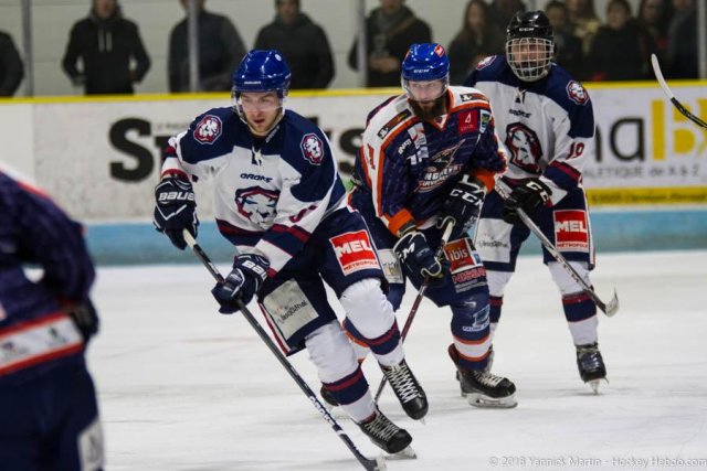 Photo hockey match Clermont-Ferrand - Wasquehal Lille le 24/02/2018
