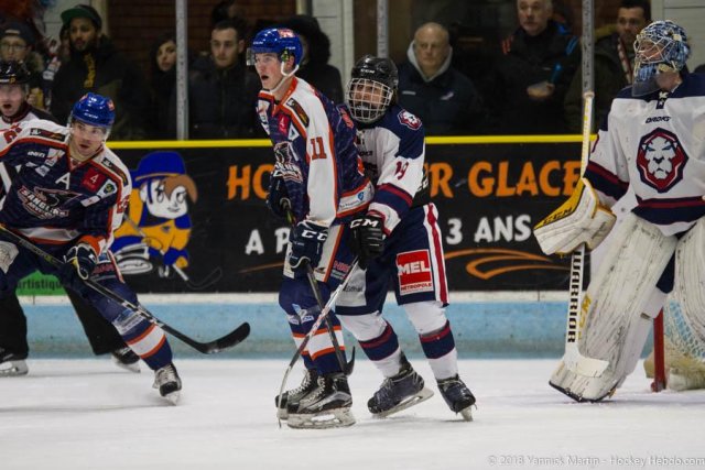 Photo hockey match Clermont-Ferrand - Wasquehal Lille le 24/02/2018