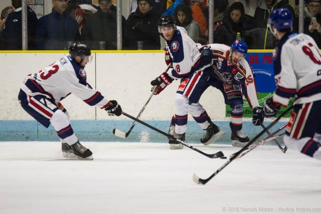 Photo hockey match Clermont-Ferrand - Wasquehal Lille le 24/02/2018