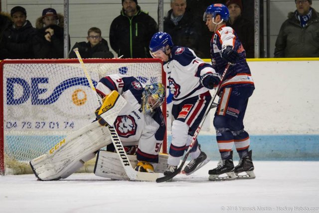 Photo hockey match Clermont-Ferrand - Wasquehal Lille le 24/02/2018