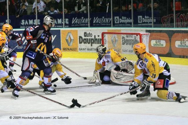 Photo hockey match Grenoble  - Strasbourg  le 03/03/2009