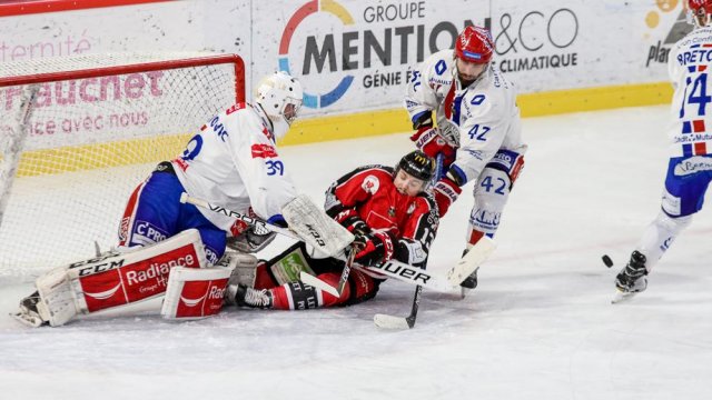 Photo hockey match Amiens  - Lyon le 24/02/2018