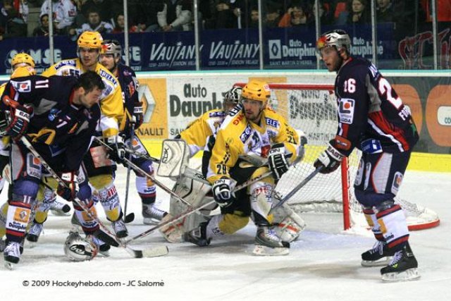 Photo hockey match Grenoble  - Strasbourg  le 03/03/2009