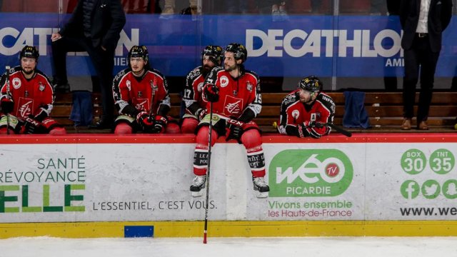 Photo hockey match Amiens  - Lyon le 24/02/2018