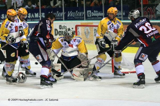 Photo hockey match Grenoble  - Strasbourg  le 03/03/2009