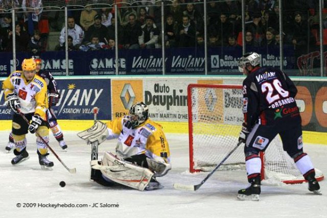 Photo hockey match Grenoble  - Strasbourg  le 03/03/2009