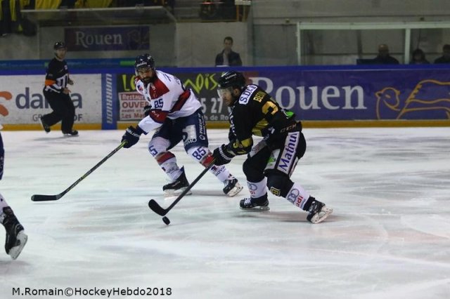 Photo hockey match Rouen - Angers  le 02/03/2018