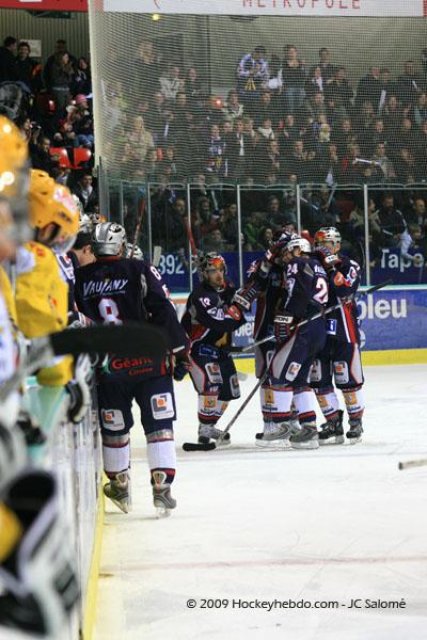 Photo hockey match Grenoble  - Strasbourg  le 03/03/2009