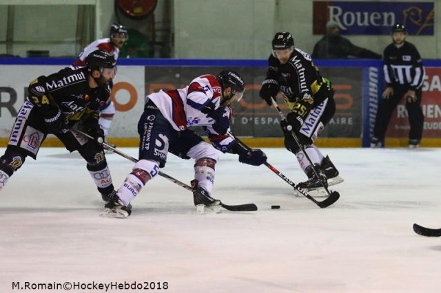 Photo hockey match Rouen - Angers  le 02/03/2018