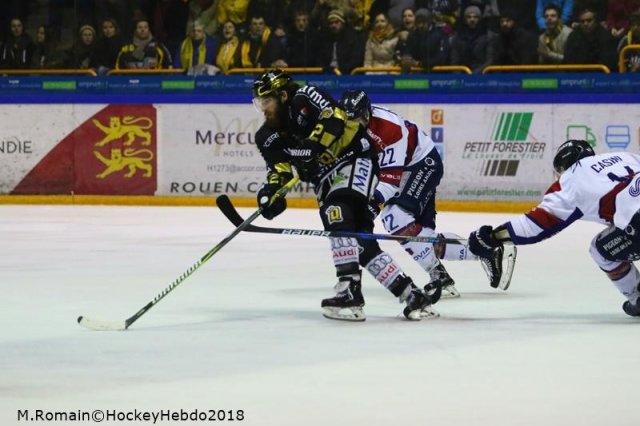 Photo hockey match Rouen - Angers  le 02/03/2018
