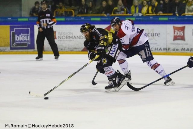Photo hockey match Rouen - Angers  le 02/03/2018