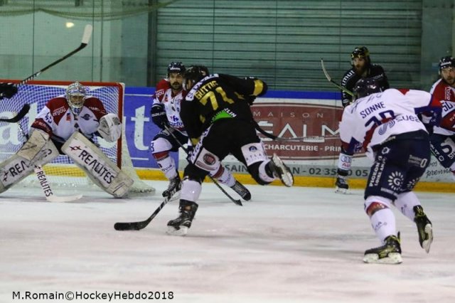 Photo hockey match Rouen - Angers  le 02/03/2018