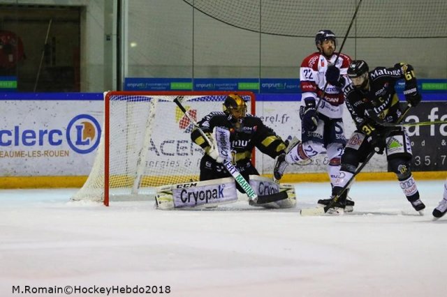 Photo hockey match Rouen - Angers  le 02/03/2018