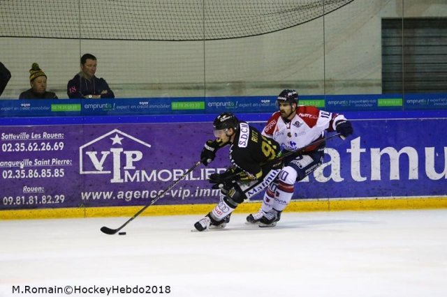 Photo hockey match Rouen - Angers  le 02/03/2018