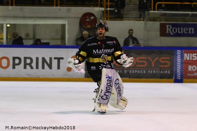 Photo hockey match Rouen - Angers  le 02/03/2018