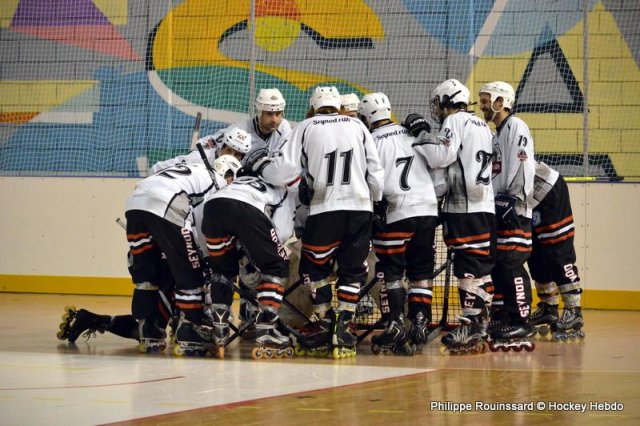 Photo hockey reportage N1 : Les Griffons en mode fusée