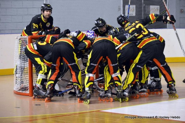 Photo hockey reportage N1 : Les Griffons en mode fusée