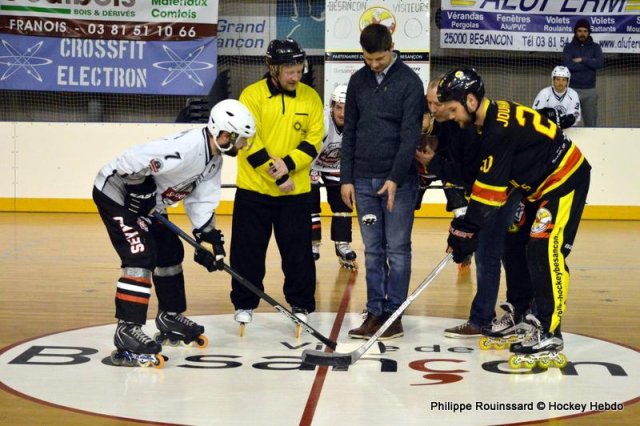 Photo hockey reportage N1 : Les Griffons en mode fusée