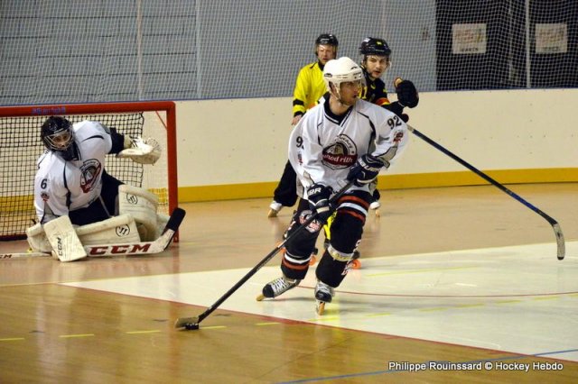 Photo hockey reportage N1 : Les Griffons en mode fusée