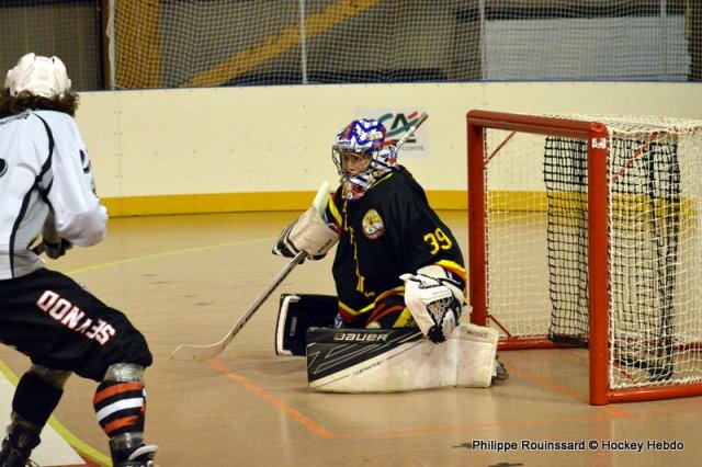 Photo hockey reportage N1 : Les Griffons en mode fusée