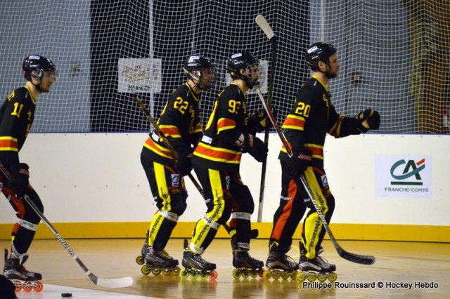 Photo hockey reportage N1 : Les Griffons en mode fusée