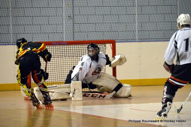 Photo hockey reportage N1 : Les Griffons en mode fusée