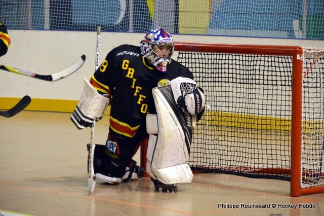 Photo hockey reportage N1 : Les Griffons en mode fusée