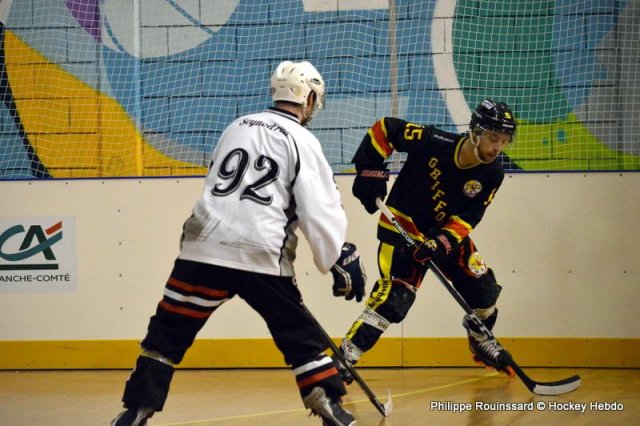 Photo hockey reportage N1 : Les Griffons en mode fusée
