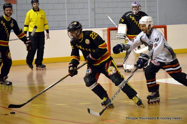 Photo hockey reportage N1 : Les Griffons en mode fusée