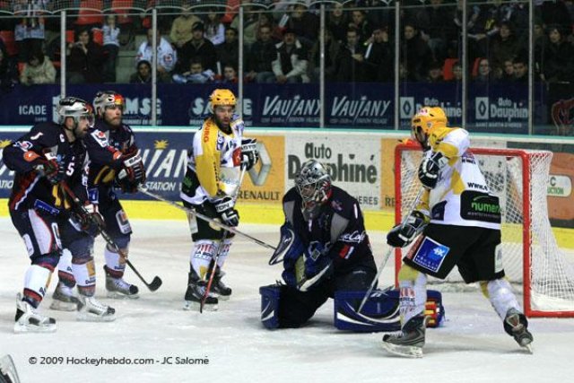Photo hockey match Grenoble  - Strasbourg  le 03/03/2009