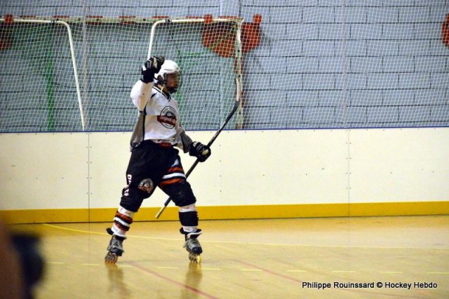 Photo hockey reportage N1 : Les Griffons en mode fusée