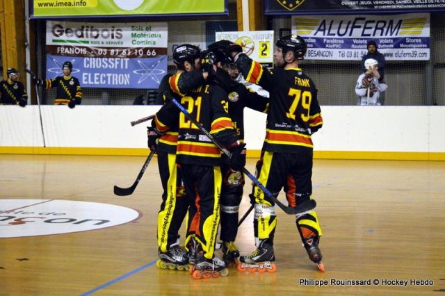 Photo hockey reportage N1 : Les Griffons en mode fusée