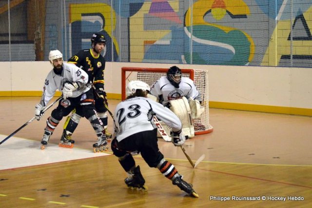Photo hockey reportage N1 : Les Griffons en mode fusée