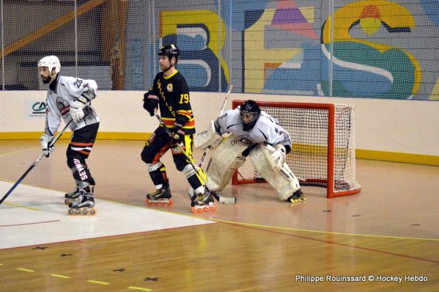 Photo hockey reportage N1 : Les Griffons en mode fusée