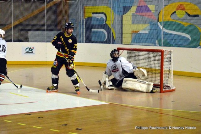 Photo hockey reportage N1 : Les Griffons en mode fusée