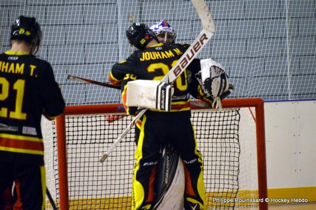 Photo hockey reportage N1 : Les Griffons en mode fusée