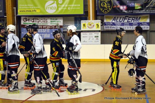 Photo hockey reportage N1 : Les Griffons en mode fusée