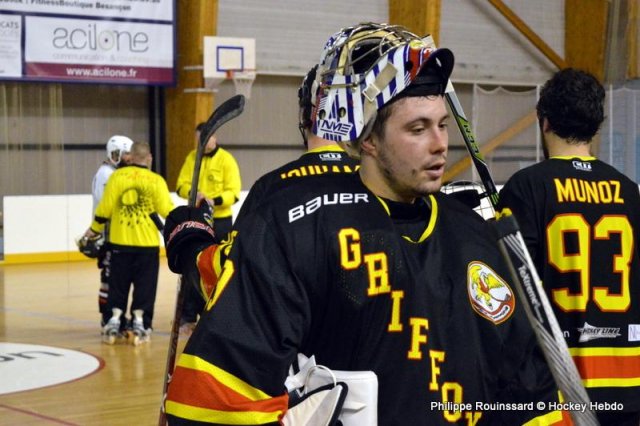Photo hockey reportage N1 : Les Griffons en mode fusée